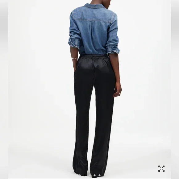 Madewell Pull-On Straight Pants - Picture 4 of 8